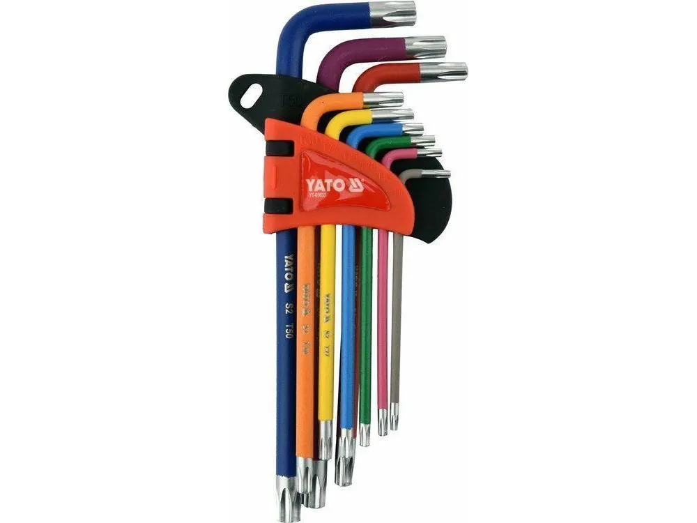 YATO Torx nøglesæt 9 dele T10-T50 05633