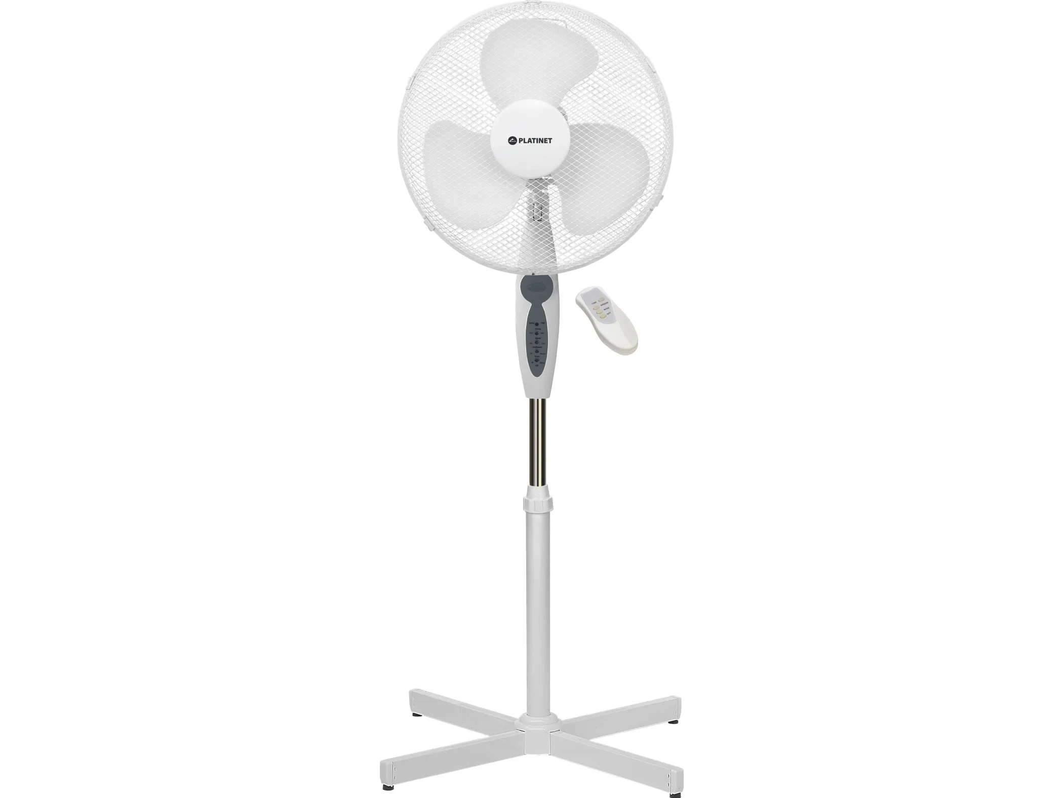 Platinet vifte 16, hvit (44749)