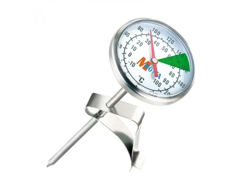 Termometer Motta Analogt med Klips Rustfri stål til Skummekande,stk