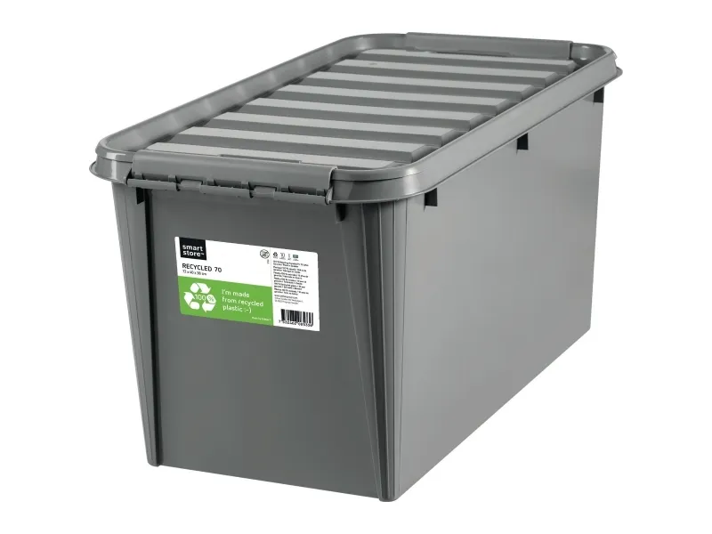 Opbevaringskasse SmartStore™ Recycled 70 ltr. 72x40x38 cm grå
