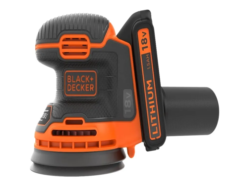 BLACK+DECKER BDCROS18 - Eksentersliper - trådløs - 1 hastighet - 125 mm - 18 V