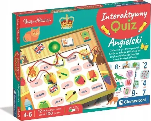 Clementoni Interaktiv quiz Engelsk 50943