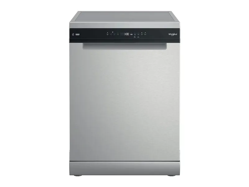 Whirlpool W7F HP33 X, Frittstående, Full størrelse (60 cm), Rustfritt stål, Svart, Knapper, LED