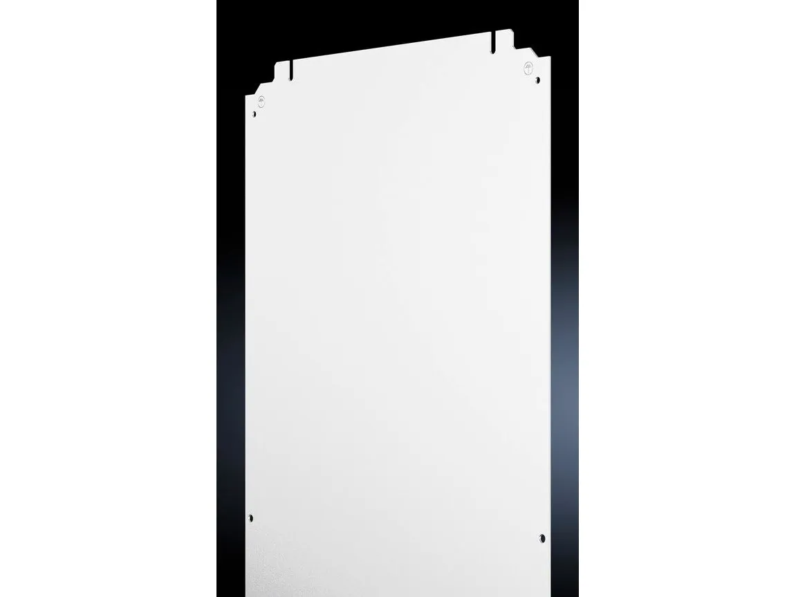 Rittal KX 1568.800, Monteringsplate, Hvit, Stål, 2 mm, 1,7 kg, 1 stykker