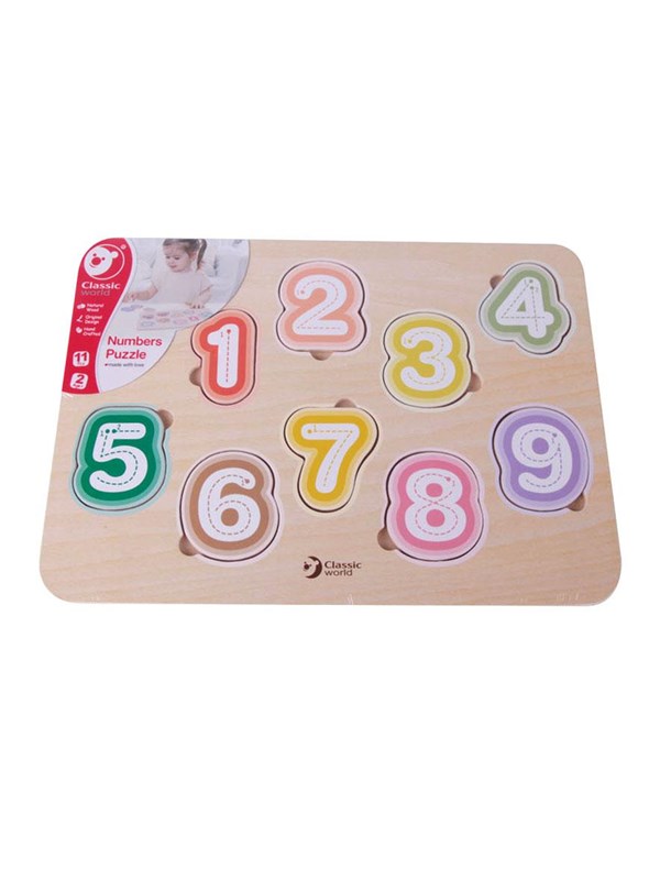 Classic World Wooden Puzzle Figures