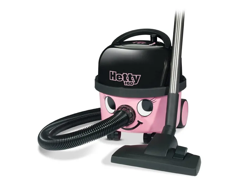 Numatic Hetty Compact HET 160-11 - Støvsuger - beholder - pose - 620 W - klassisk rosa