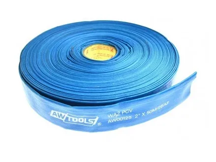 AWTools vannslange i PVC 2 × 50 m blå (AW00125)