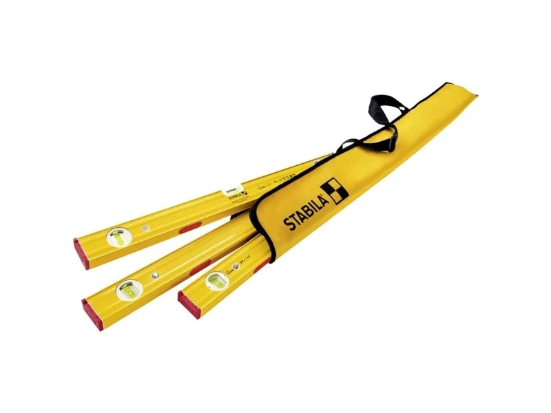 Stabila PRO SET 80 ASM 19716 Vaterpass-sett 30 cm, 60 cm, 120 cm 0,5 mm/m