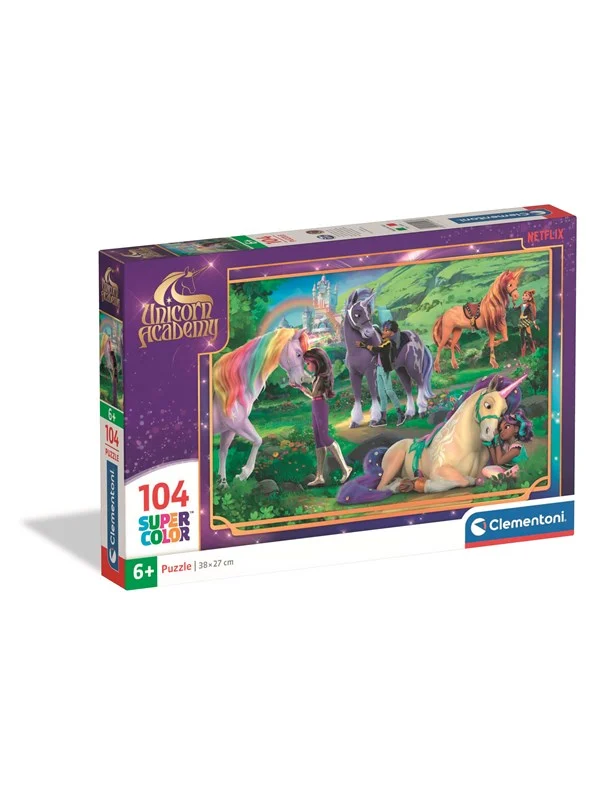 Clementoni Puzzle Unicorn Academy - 104 pcs. Gulv