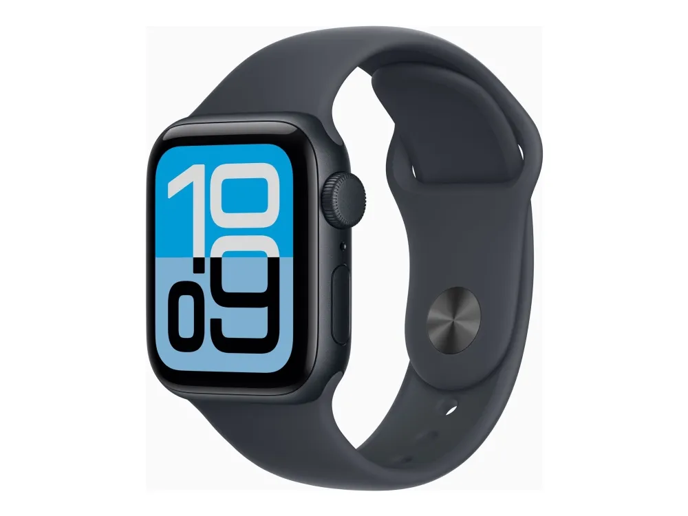 Apple Watch SE 3 GPS 40mm Midnight Aluminium Case with Midnight Sport Band - S/M