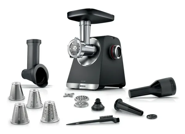 Bosch Serie 6 MFWS640B, 2100 W, Sort, 3,5 kg/min, 1 m, Metall, Plast, 500 W