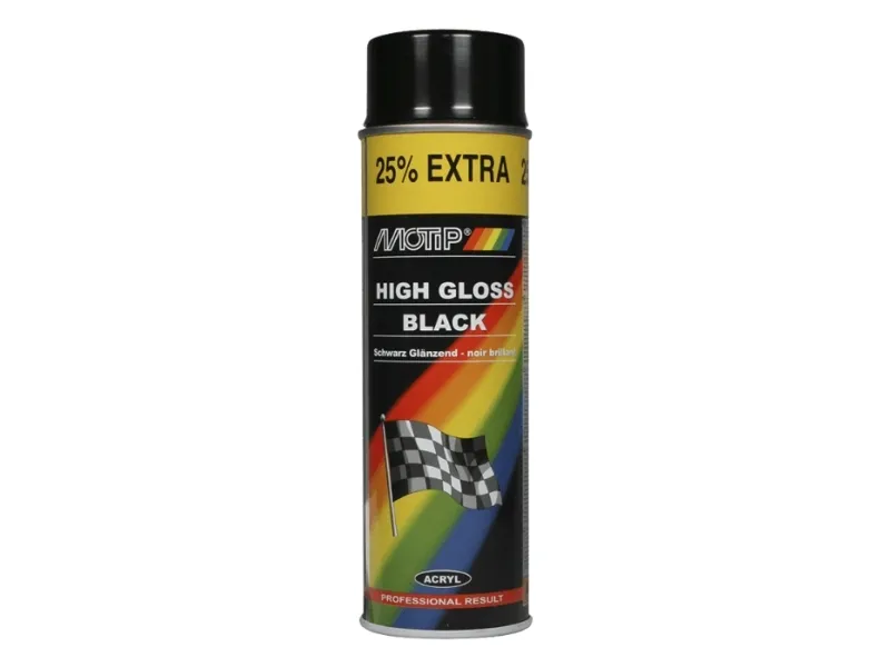 Motip Universallak sort højglans 500ml.