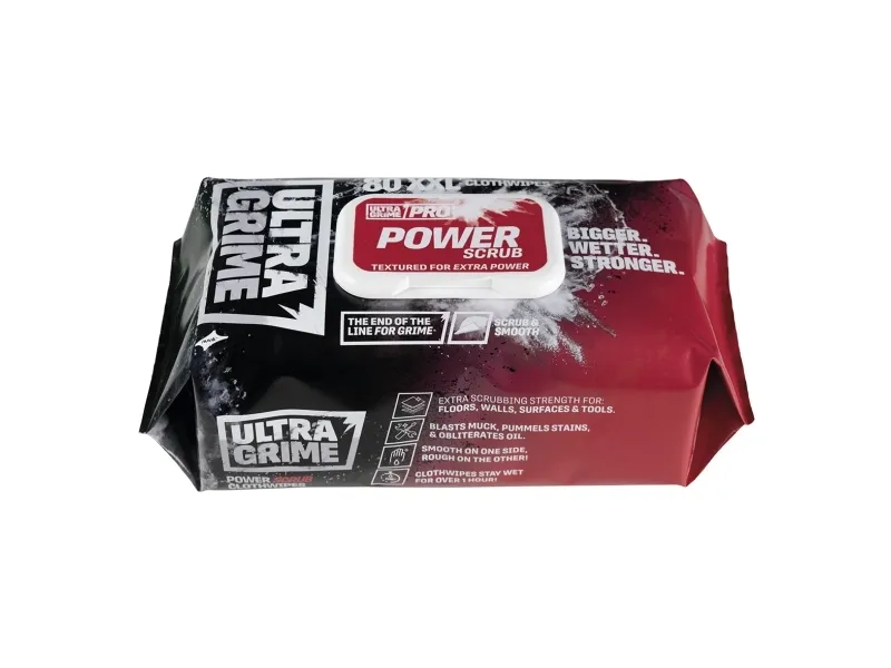ULTRAGRIME Pro power scrub wipes - 2213220