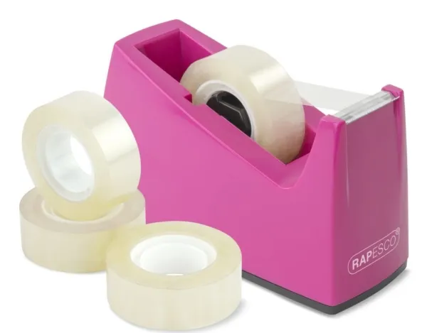 Rapesco 1621, 1,9 cm, 33 m, Rosa, 1 stykker