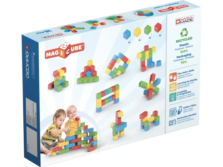 Geomag MagiCube GM247, 1 år, 16 stykker, Plast