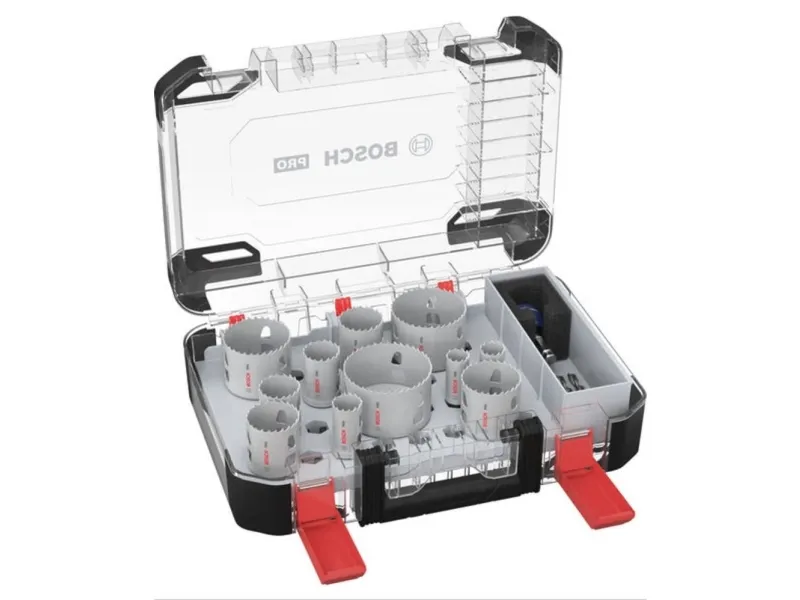 Bosch tilbehør 2608594426 hullsag-sett 20/22/25/32/35/40/44/51/60/68/76 mm, 1 stk (2608594426)