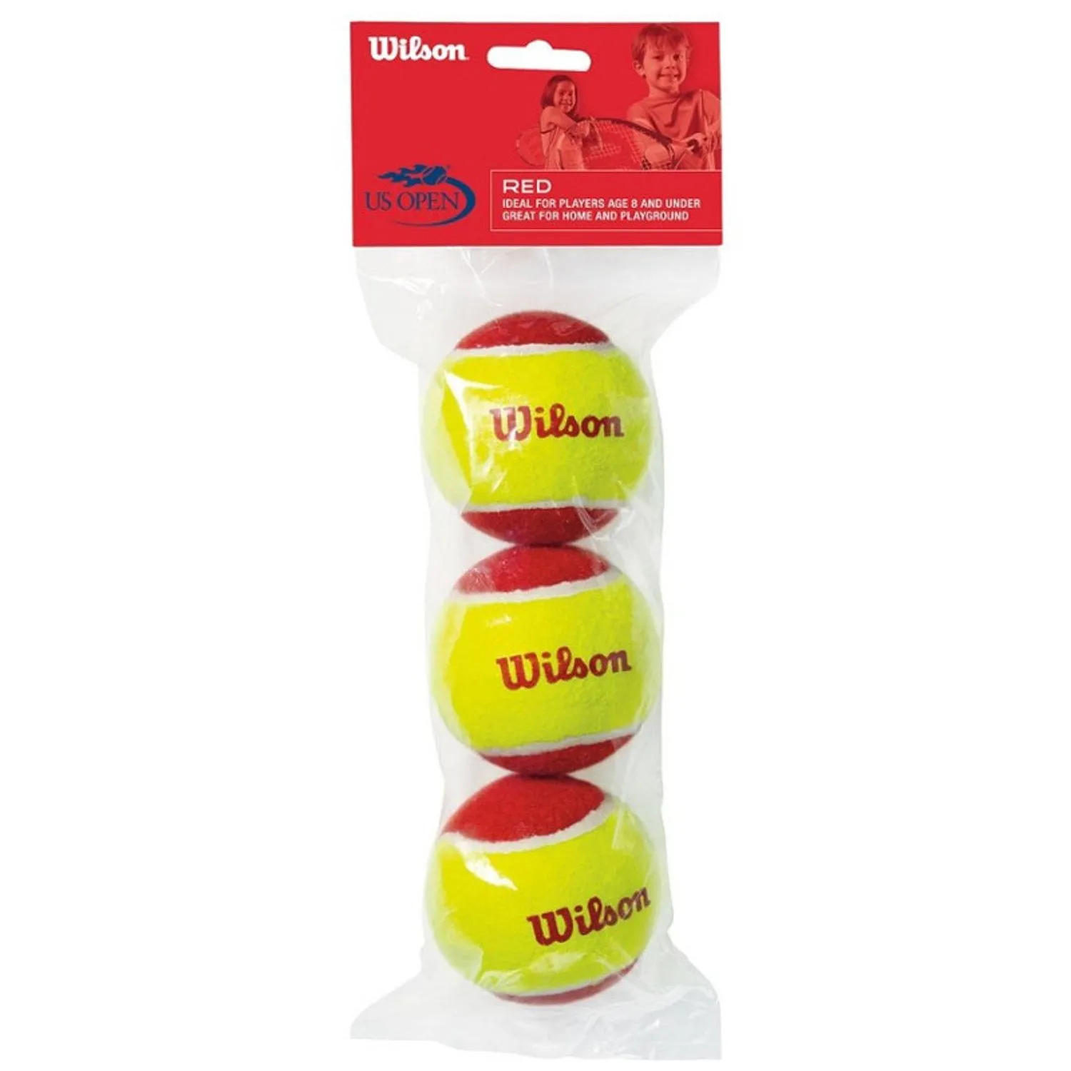 Wilson Starter rød tennisball, 3 stk