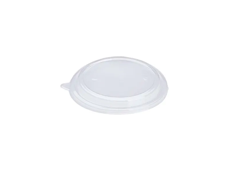 Låg t/salatbowl, Rund, Ø 150, højde 10 A-PET, transparent, 20 oz pakke a 50 stk Fødevaregodkendt