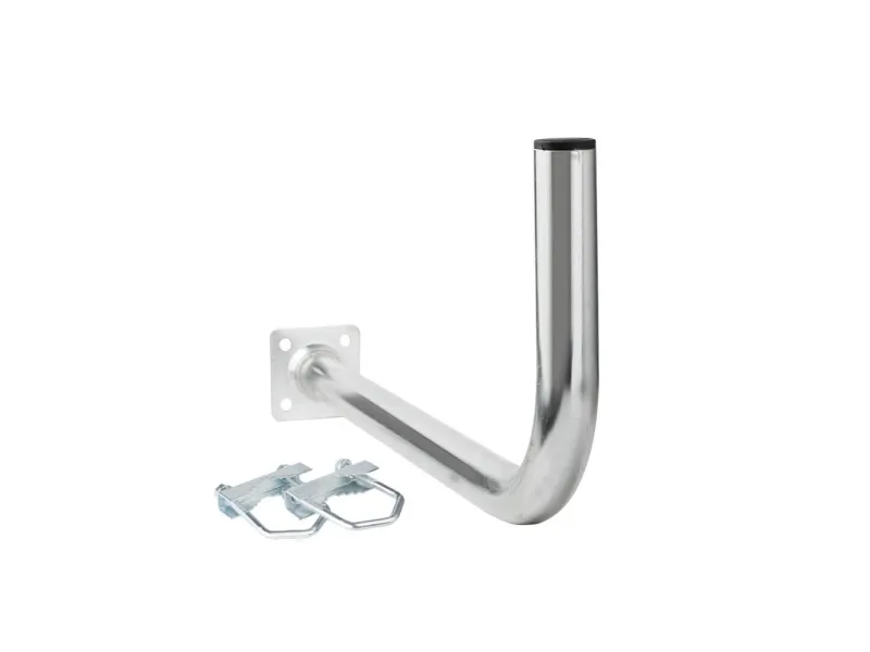 Extralink L600 BALCONY HANDLE MOUNT WITH U-BOLTS M8, Rustfritt stål, Vinkelbrakett, 16 kg, Stål, Generelle formål, Galvanisert belegg