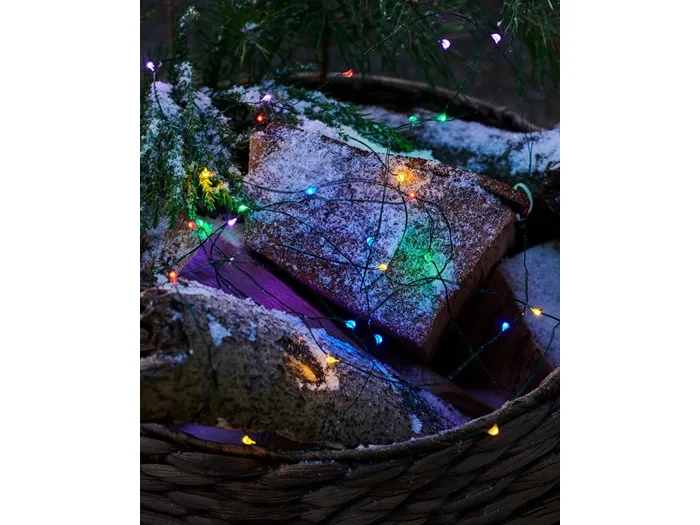 Sirius Knirke lysslynge 80 LED - Multi/Grønn