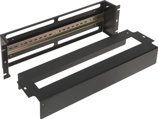 Lexi-NET 19 DIN-skinne sikringslist 3U 22 moduler svart