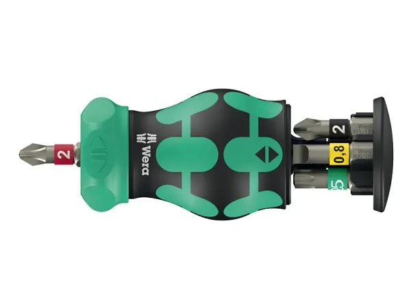 Wera Kraftform Kompakt Stubby magazine RA 2, 6 stykker, 115 mm, 175 g