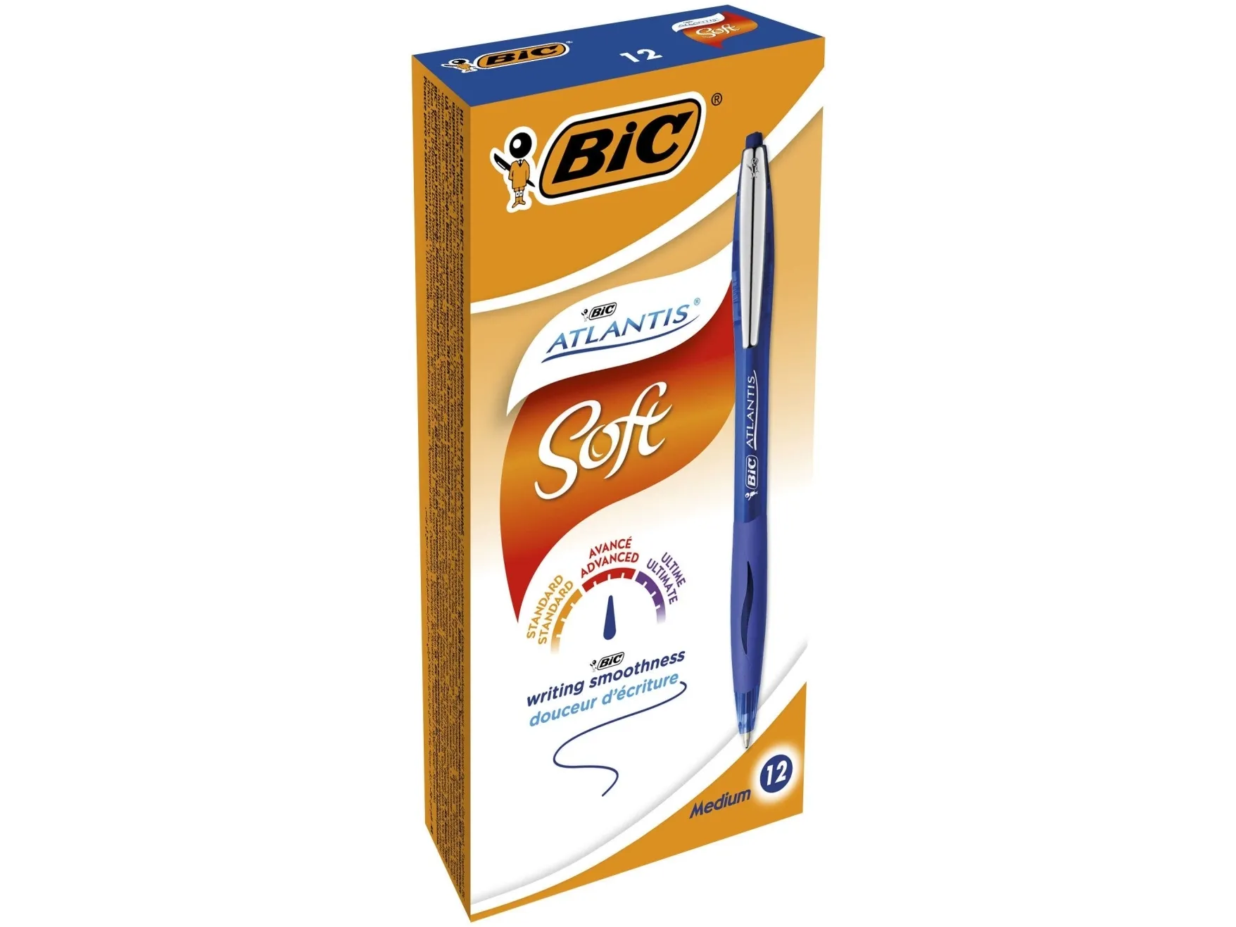 Kuglepen BIC Atlantis Premium, medium, blå