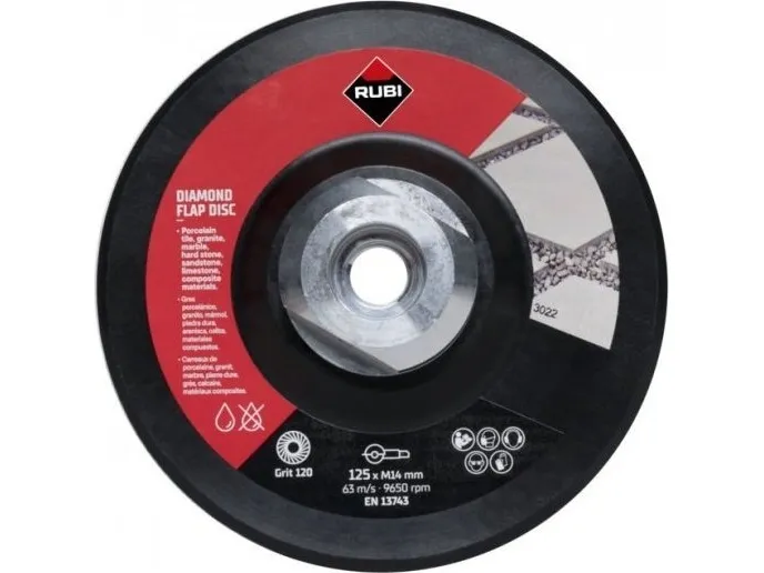 Rubi FLAP DISC ELASTIC DISC 100/120 115MM MEDIUM (1 stk.)