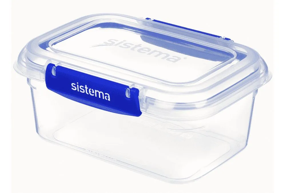 sistema matoppbevaringsbeholder KLIP IT PLUS 1 l blå