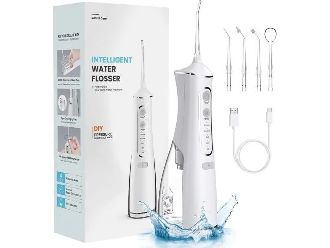 Tannbørste EXTRALINK BEAUTY SMARTLIFE INTELLIGENT WATER FLOSSER L8 Hvit