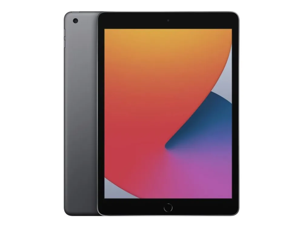 Apple iPad - 8. generasjon - tablet - 32 GB - 10.2 (2160 x 1620) - 4G - romgrå - oppusset - Grade A