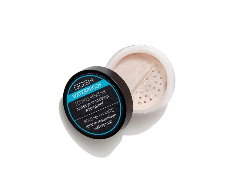 GOSH Waterproof Setting, Universell, Alle hudtoner, Krukke, Løs Pulver, Kvinner, 1 stykker