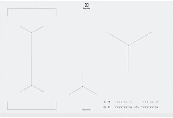 Electrolux EIV83443BW kogeplade Hvid Indbygget Zone induktionskogeplade 4 zone(s)