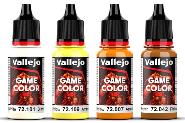 Vallejo Game Color 72.395 Gold NMM Set (4×18 ml)