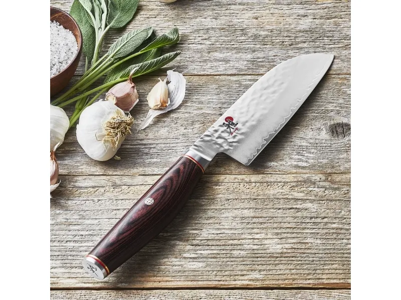 MIYABI 6000 MCT Santokukniv 14 cm, Brun, Glatslebet