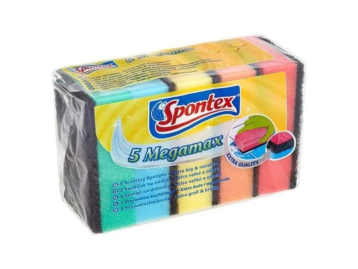 Spontex Megamax oppvasksvamper 5-pk 97070294