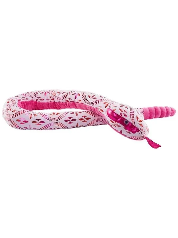 Wild Republic Plush Toy Snakes 137 cm Foil Pink Blossom