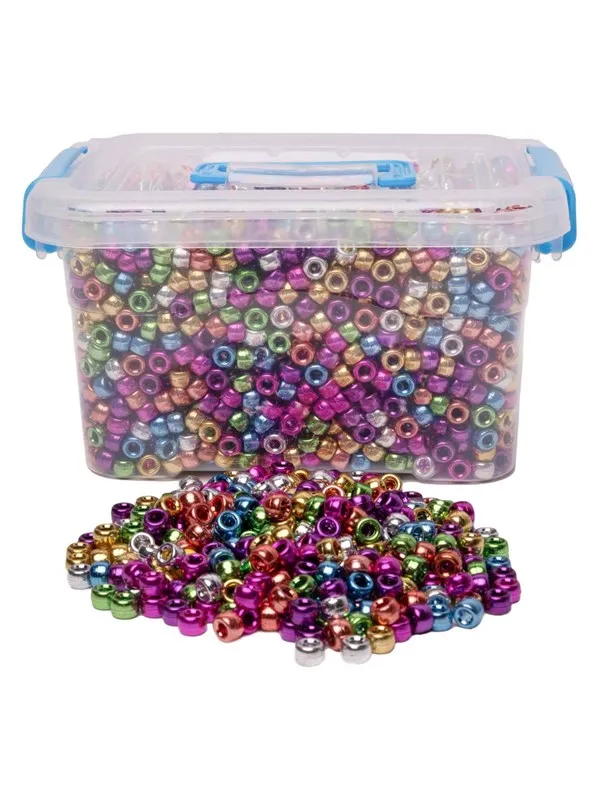 Colorations - Metallic Pony Beads 4000pcs.