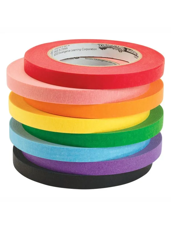 Colorations - Masking Tape 8 Colors - 55 meters per color