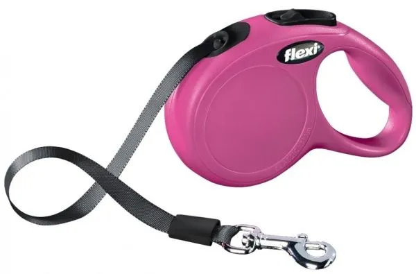 Flexi New CLASSIC XS Tape Leash 3m 12kg Pink