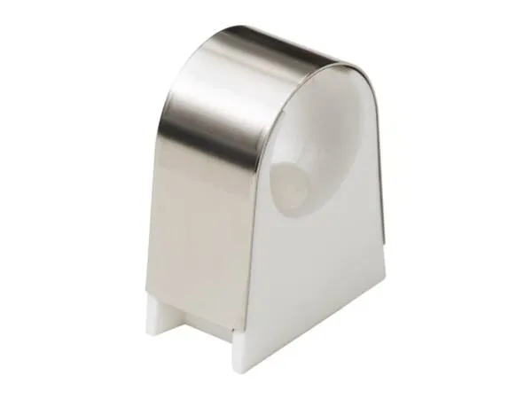 rørholder 2CLICK ø20x16 mm stål/POM lav for Ø20 mm rør, 16 mm avstand til vegg (for PEX-rør)