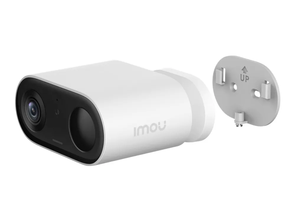 Imou Cell Go - Kit - nettverksovervåkingskamera - utendørs - værbestandig - farge (Dag og natt) - 3 MP - 2304 x 1296 - 2K - fastfokal - lyd - trådløs - Wi-Fi - H.265 - DC 5 V - med Solar Panel