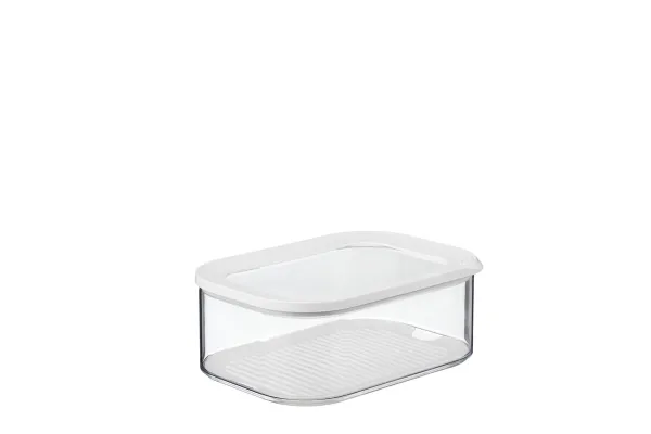 Rosti Mepal 106934030600, Boks, Rektangulær, 2 l, Gjennomsiktig, Hvit, Polyethylen, Styrenakrylonitril (SAN), 160 mm