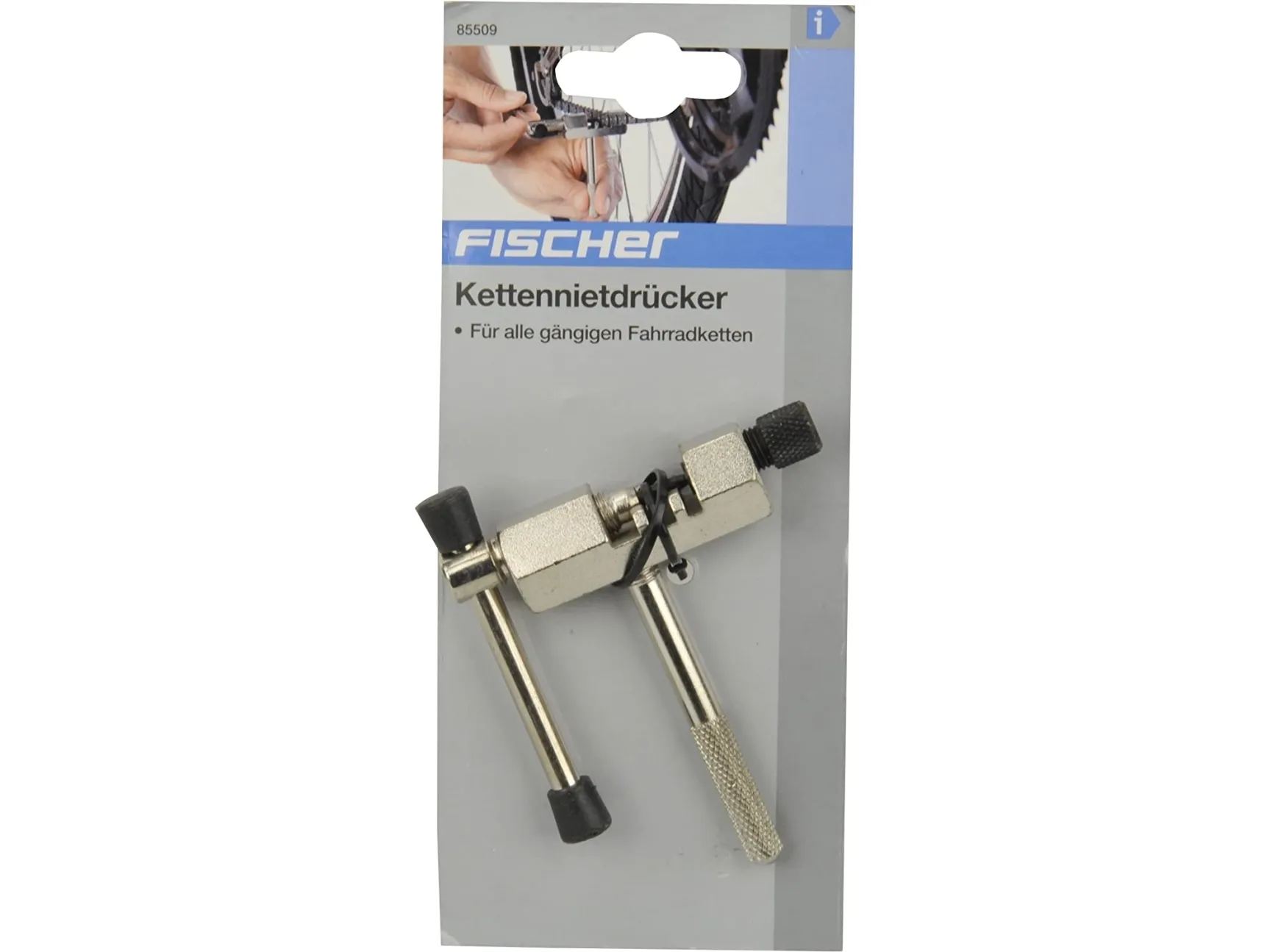 FISCHER kjettingnaglepresse for alle vanlige sykkelkjeder 1 stk (85509)