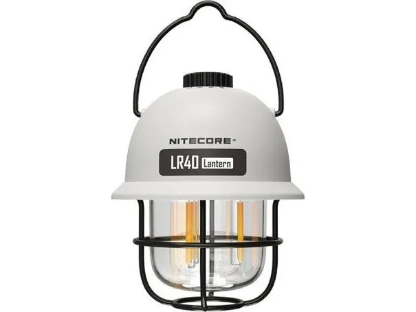 Nitecore LR40, USB powered camping lantern, Oliven, Akrylonitril-butadien-styren (ABS), Metall, Hengeløkke, 100 lm, Rød, Hvit