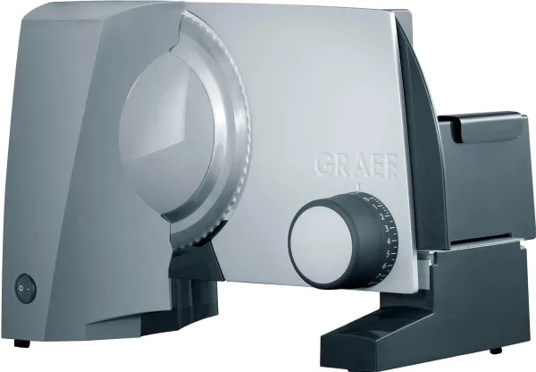 Graef G 52 Twin, Elektrisk, 2 cm, Grå, Aluminium, Metall, Plast, 140 mm, 22,5 cm