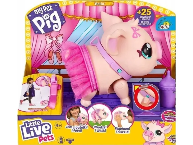 Cobi interaktiv figur Little Live Pets Svin Ballerina