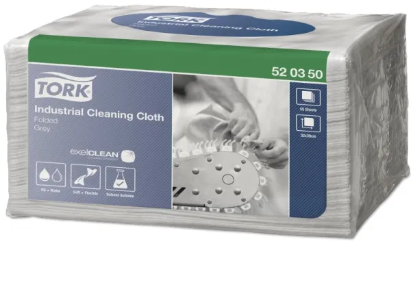 Tork 520350, Papir, Grå, 320 mm, 385 mm, 55 stykker, 195 mm