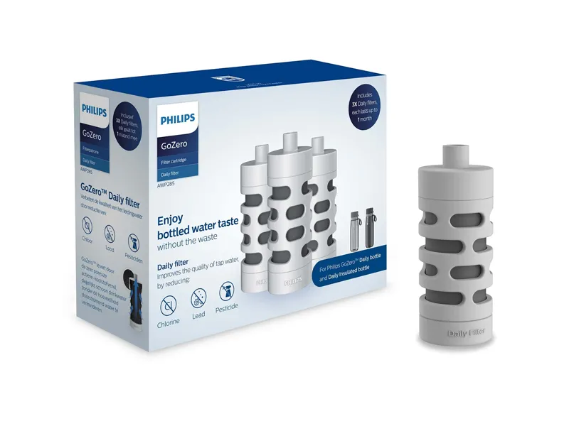 Philips AWP285/31 GoZero Daily 3-pack erstatningsfiltre (AWP285/31)