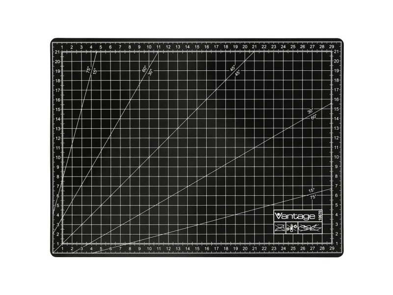 Dahle skjærematte 22 x 30 cm svart VANTAGE – A4